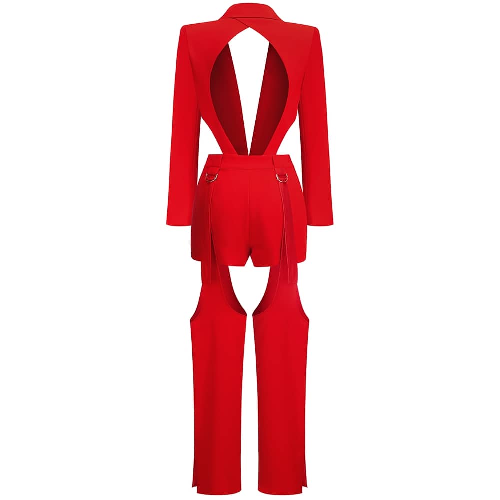 Red suit 3 pcs Set